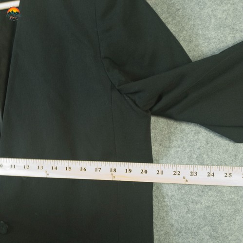 Jones New York Suit Jacket Blazer Black Long Sleeve One Button Women's 14 XL - Picture 4 of 8
