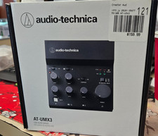 Audio Technica AT-UMX3 USB Audio Mixer - Plug-and-Play, Live Streaming Ready