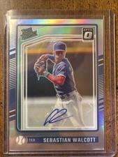 2024 Donruss Optic - Sebastian Walcott (Rated Prospect) - AUTO Silver/Holo - SSP