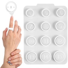 XLIUAX Ring 4 Sizing Kit, Professional Finger Measuring Tool Ring Find Your
