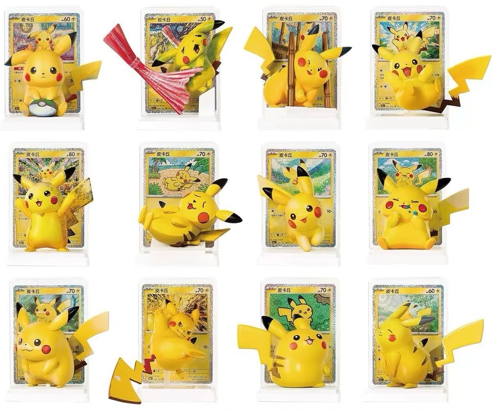 2026 Chinese Pokémon 30th Dream Painting Pikachu Figure Set Blind Box US PRESALE
