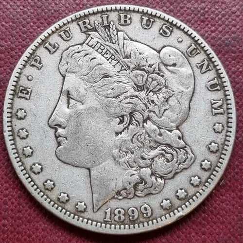 ◢ 1899 Morgan Dollar ◣ 1$ XF #98419