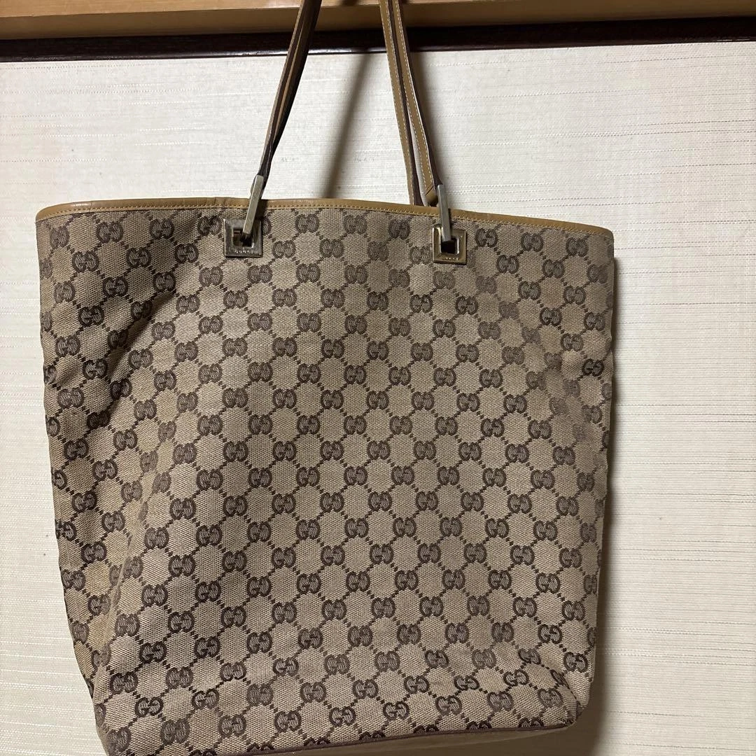 Sac bandoulière beige motif GUCCI GG #PG4QU0