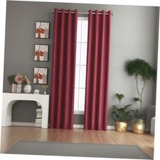 Extra Long Blackout Curtains - 72 to 240 Inch 52"W x 132"L Pack of 1 Wine
