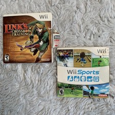 Wii Link's Crossbow Training and WII Sports case insert only