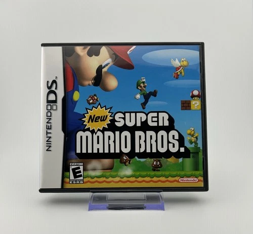 Super Mario Bros Nintendo DS Complete CIB w/ Manual & Inserts Tested Authentic