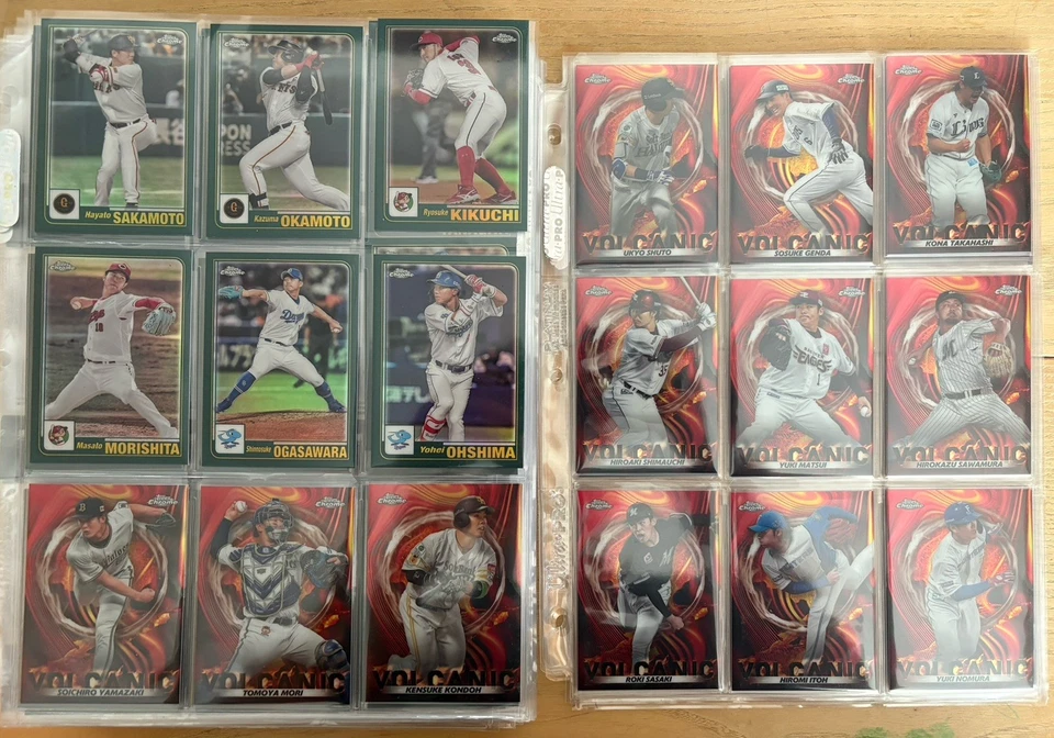 2023 Topps Chrome NPB — полный набор из 216 карт и все 72 вставки - Изображение 4 из 4