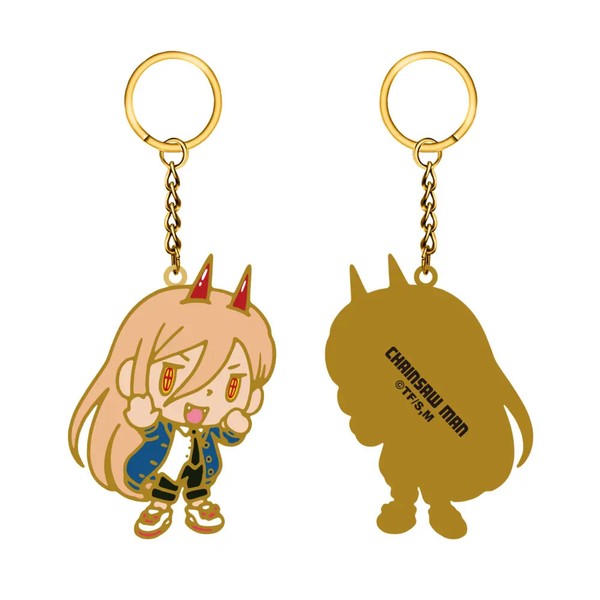 Chainsaw Man - Emaille Metal Keychain | Chibi Design - Motiv 3 | 2025 | Kaze-image