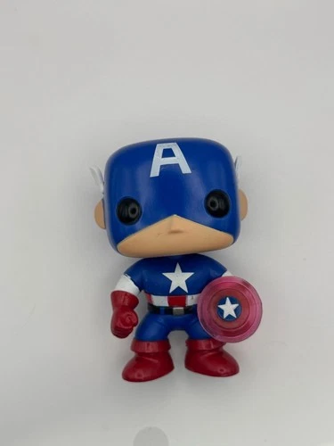 NO BOX -  Funko 024964 Pop Marvel: Captain America with Photon Shield 75th Anniv