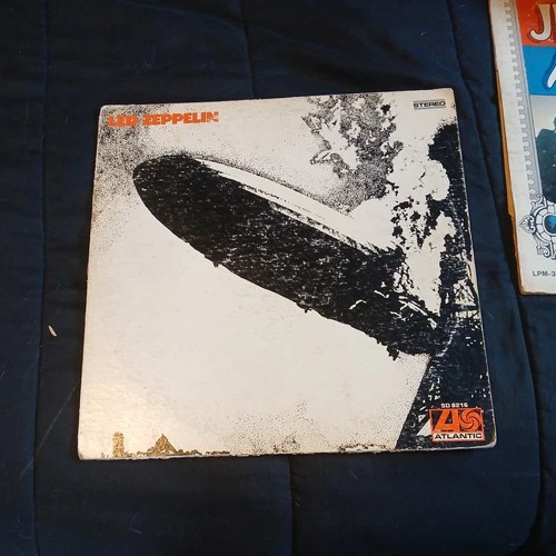 Led Zeppelin 1 ORIGINAL VINYL -- 1969 Atlantic SD 8216 1st Pressing G+ / VG