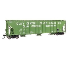 Walthers Proto HO Scale 55' Evans 4780 Covered Hopper Clay Center 26294