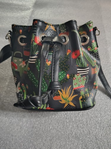 Cactus Print Purse Size Small Nan A Coco - Picture 2 of 12