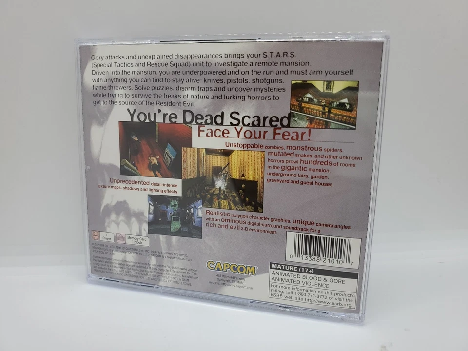 Resident Evil (Sony PlayStation 1 PS1) | CIB Complete - Image 4 of 4
