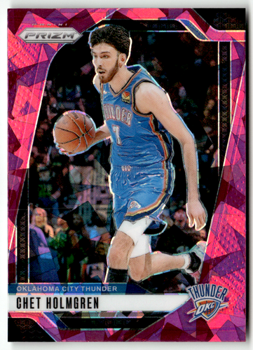 2024-25 Panini Prizm NBA N° 17 Chet Holmgren Pink Ice Prizm - Photo 1/2