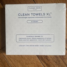 Clean Skin Club Clean Towels Dermatologist Approved Face Towels Bio Based XL