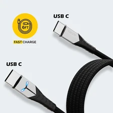 USB C to USB C Cable Fast Charger LED Cord for Sony Playstation 5 PS5 Controller