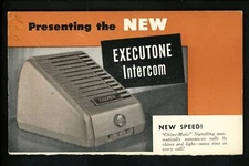 Advertising postcard Executone Intercom Gierke Robinson Co Davenport, Iowa IA 