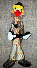 Vintage Murano Glass Clown With Guitar 8.5" Figurine