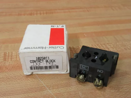 Cutler Hammer 10250T/91000T Eaton Block 1 N.O. 1 N.C. 10250t1