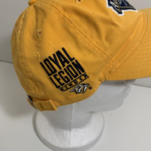 Reebok 2016 Nashville Predator Leal Legión Miembro Sombrero Gorra NHL All Star Amarillo - Imagen 5 de 11