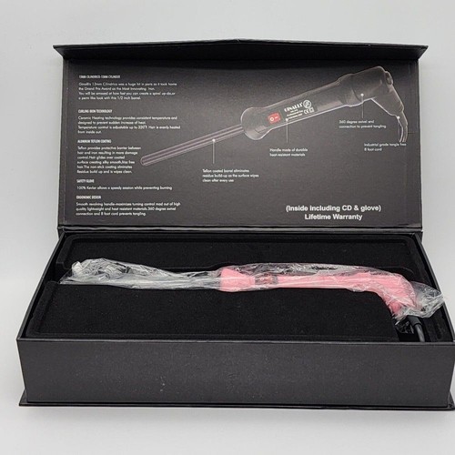 Varita de rizador Ginalli Milano Pro Series recubierta de teflón sin clip 13 mm (rosa) - Imagen 5 de 8