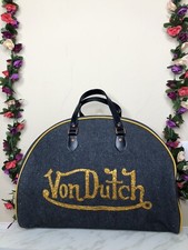 Yellow Von Dutch Large Bowler Bag