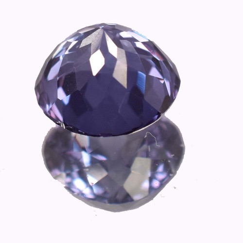 8.30 Ct Color Change Purple to Blue Alexendrite Round Cut Gemstone Certified - Picture 3 of 6