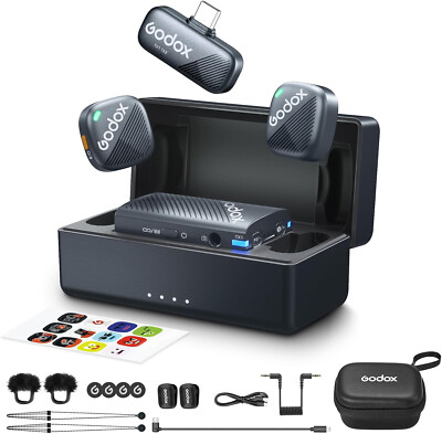 Cube-C Comb Kit2 Wireless Microphone, 2.4GHz Lavalier Microphones System, S331