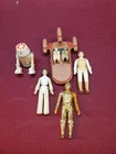 Vtg Star Wars Figure Lot of 5 Hong Kong 70's 80's, Landspeeder, C3PO, 2D2, Laya