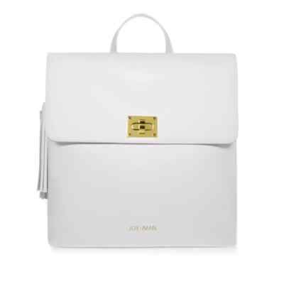 Joy & Iman Tassel Leather Backpack with RFID JOY & IMAN Tassel Chic Leather Backpack with RFID, Raspberry  main image 4