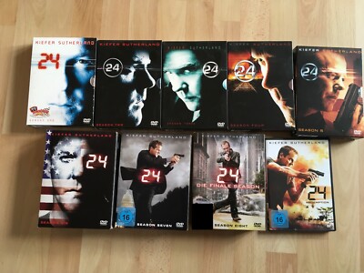 DVD: 24 Twenty Four Hours Bundle alle Staffeln + Film 24 Redemption