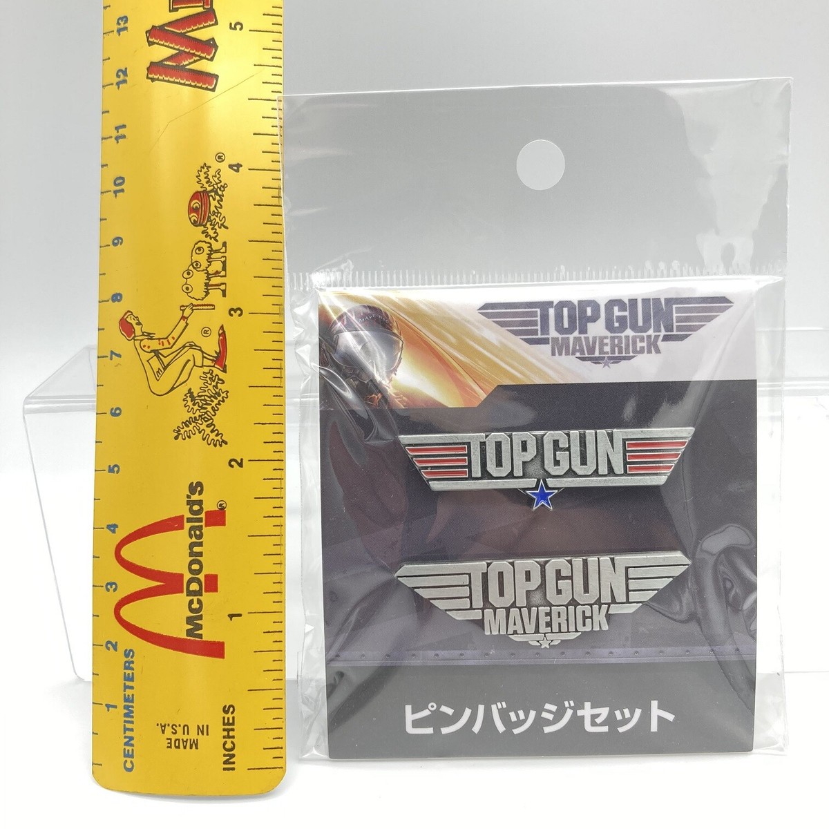 トップガン　マーヴェリック　ピンズセット Top Gun Maverick Pin Badge Set Tom Cruise 2 x 0.6 in. Japan