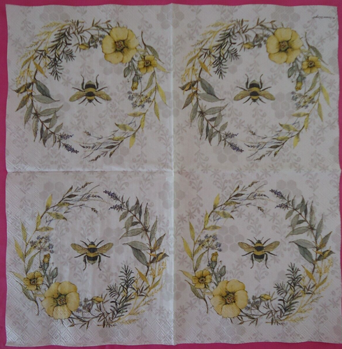 6 Napkins Cat Dog Bird Flower Dragonfly Hummingbird Butterfly Decoupage crafts - Imagen 11 de 13