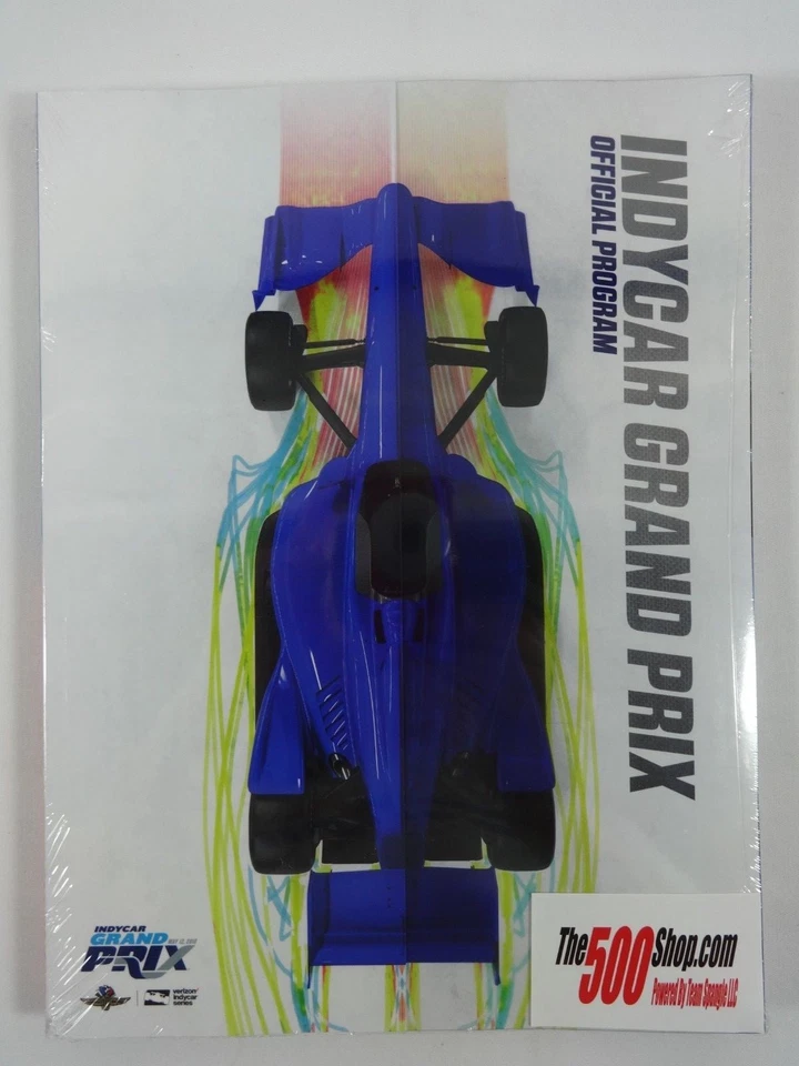 2018 Indy 500 Program Fan Pack Event Pins Patch Banner Decal Lanyard - Image 3 of 4