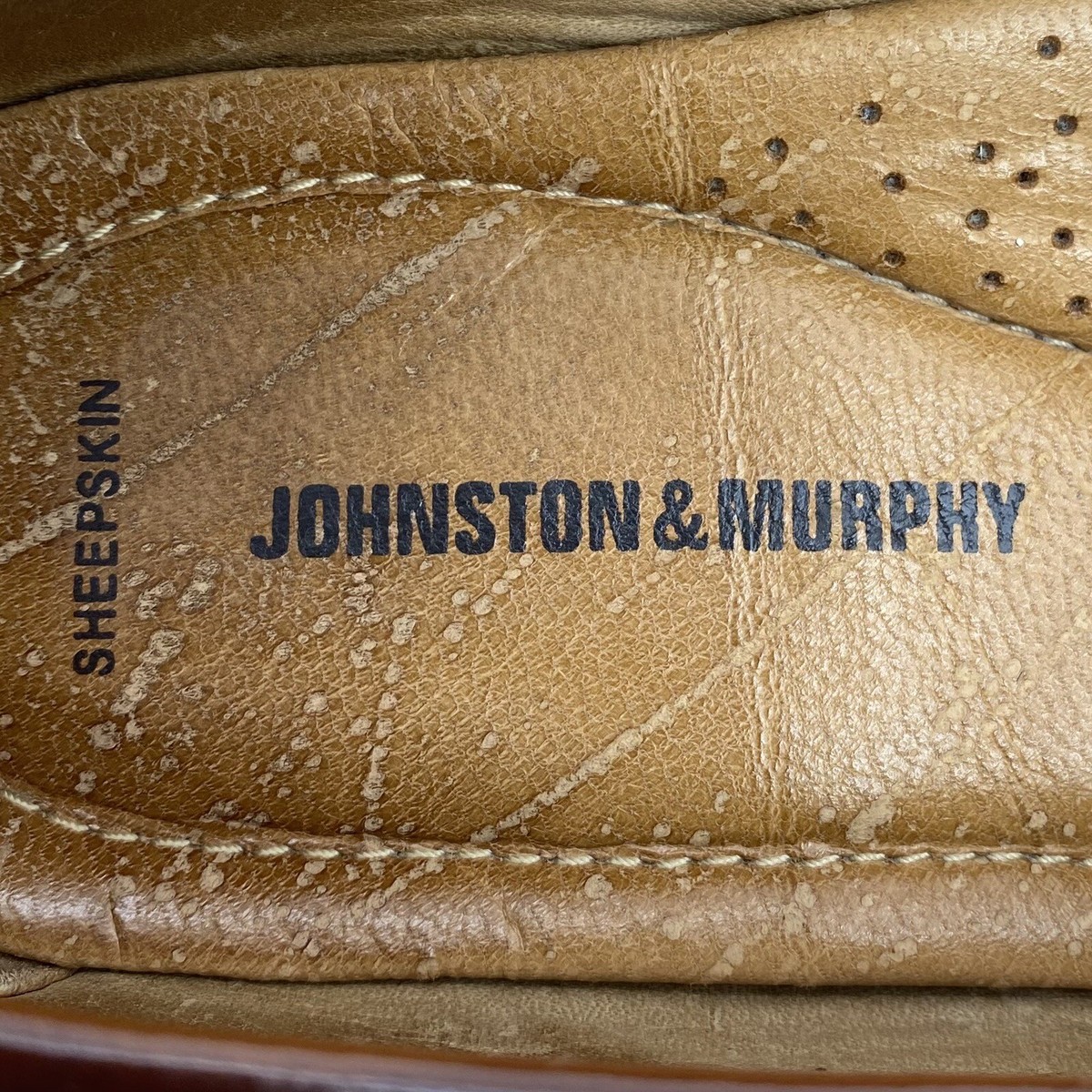 Johnston & Murphy 15-1096 Brown Sheepskin Leather Tassel Moc Loafer Mens 11 M Johnston Murphy tassel loafers. Size 9 wide | Mercari main image 2