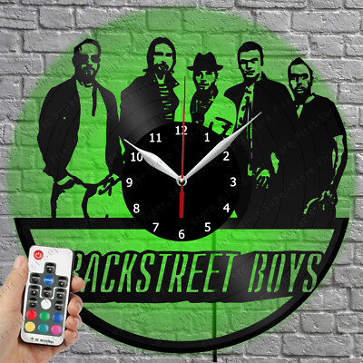 LED Clock Backstreet Boys Vinyl Record Wall Clock Led Light Clock 2776