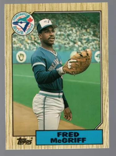 Fred McGriff 1987 Topps Traded Tiffany #74T RC