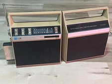 Vintage ELGIN Model RT-5530 AM-FM Multiplex Eight Track Stereo Player, Tri-Power