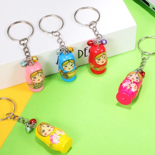 24 Pcs Keychain Nesting Baby Child Russian Cartoon Cute Keychains - Afbeelding 3 van 11