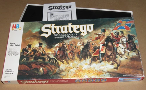 Stratego Strategy Board Game - Vintage 1986 Milton Bradley - Complete & Nice