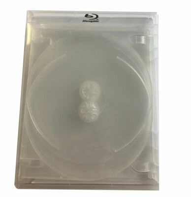 New Clear 20 MegaDisc 15mm Blu-ray Replacement Case Holds 5 Discs (5 Tray) box - Image 1 of 4