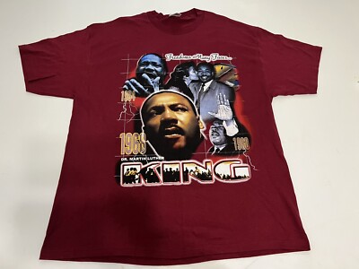 Freedom Many Faces T-Shirt Adult Size XL Martin Luther King Shirt