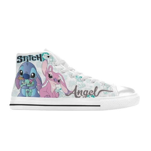 Ohana Stitch Angel High Top Sneakers
