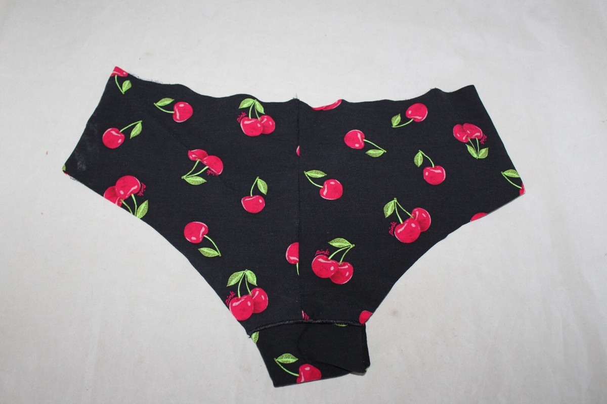 cherry様 Victoria's Secret Pink Cheekster Black Cherry Microfiber Panties