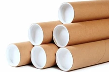 PREMIUM KRAFT MAILING SHIPPING TUBES 1.5-INCH BY 12-INCH 5-PACK