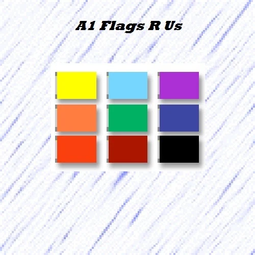 Banderas en blanco de color liso de 3'X5' Foto 2 de 2