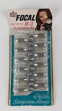Vintage Type M3 Camera Flash Bulbs K-Mart Focal Lot of 12