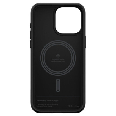 Caseology Parallax Mag Hülle mit MagSafe für iPhone 15 Pro Schwarz