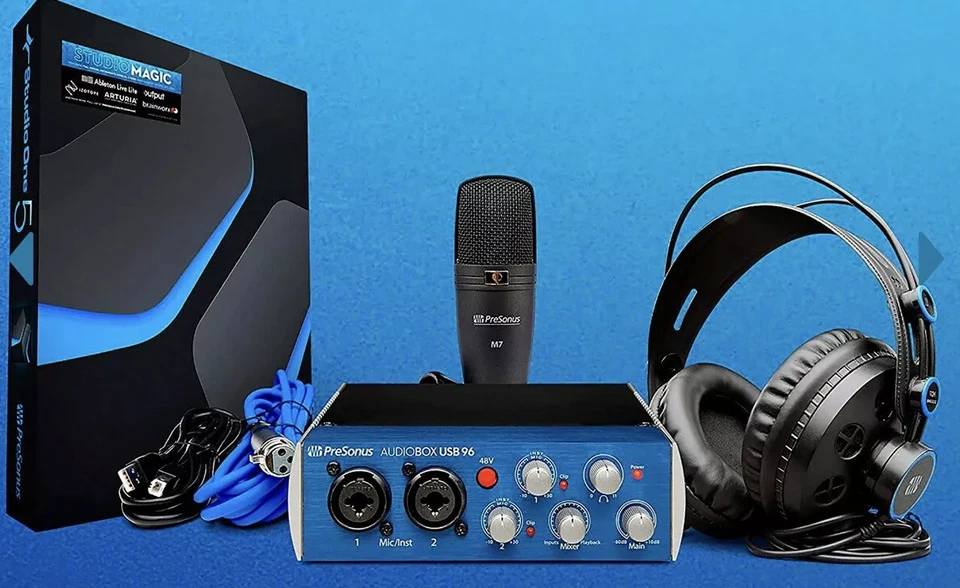 PreSonus AudioBox 96k 25th Anniversary Edition Studio Bundle - Image 2 of 3