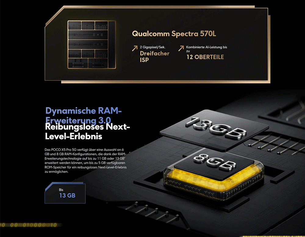 Xiaomi POCO X5 Pro 5G Smartphone 6GB 128GB 120Hz 108MP 67W NFC Snapdragon® 778G - Foto 13 di 25